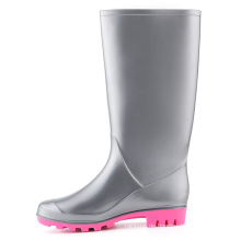 2020 modische Großhandel Naturkautschuk Frauen Walmart 3/4 Regenstiefel Regen Silikonstiefel